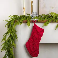 96-Inch Real Touch Norfolk Pine Garland &ndash; Elegant Greenery for Holiday Decor