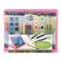 RTN-172 | 31pc Mixed Media Easel Art Set
