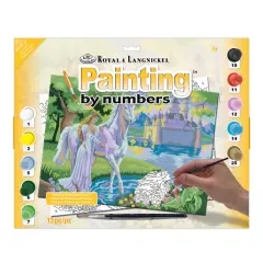 PJL20 | Painting by numbers&trade; 13pc 11.25" x 15.375" Fairy Castle Painting Project