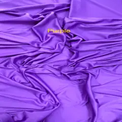 1 Yard Purple Matte Stretch Lining Fabric For Gowns Undergarments Sewing Crafts 60 Inches Wide