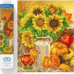 Autumn Harvest Diamond Painting Kits for Adults - Diamond Art Kits a Relaxing Creative Craft Kit with Dotz Gems 16x22