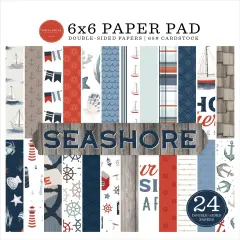 Carta Bella Double-Sided Paper Pad 6"X6-Seashore