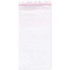 Plymor 4" x 8" (Pack of 100), 2 Mil Anti-Static Zipper Reclosable Plastic Bags