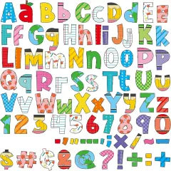 260 PCS Colorful Bulletin Board Letters for Classroom Letters Combo Pack