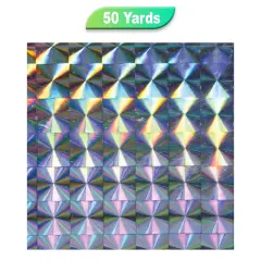 Creative Vinyl - Fantasy 1/4" Mosaic Film 24" 10 Silver Mosaic