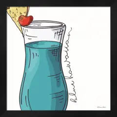 Blue Hawaiian by Susan Ball 13" x 13" Framed Wall Art