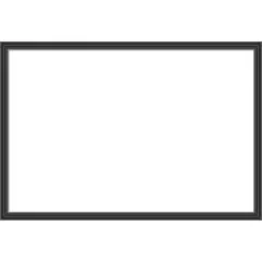 Stylish Black Framed Dry Erase Magnetic Board