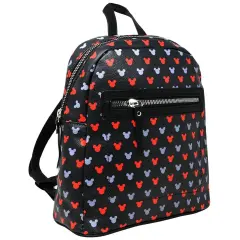 Mickey All Over print 10" Mini Deluxe Backpack with 1 Front pocket