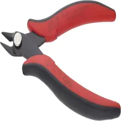 The Beadsmith Soft Wire Cutter &ndash; 5 inches (127mm) &ndash; Comfortable Ergonomic Grip &ndash; Flush Cutters for Jewelry Making, Craft Wire, Electronics, Floral, Hobbies and More