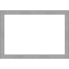 Vista Brushed Nickel Framed Dry Erase Magnetic Board