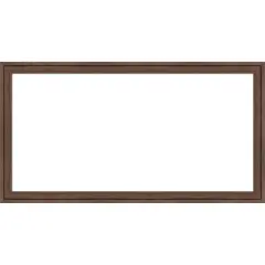 Florence Framed Dry Erase Magnetic Board Medium Brown