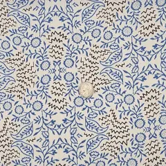 Blue Rayon Crinkle Fabric 50/52" Lightweight Textured 1 Yard Apparel Material