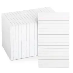 300 Pack Vertically Ruled Index Cards, Vertical Lined Paper Note Cards, Portrait Style (3 x 5 In)