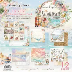 Memory Place Collection Pack 12"X12"-Sunkissed Summer