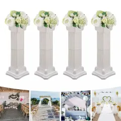 4 Pcs Wedding Party Roman Pillars European Style Landscaping Flowerpot Holder