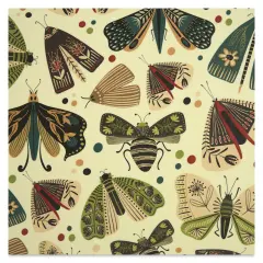 Elan Transfers Overglaze Decal Sheet - Moths