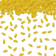 100pcs Corn Confetti, Gold Glitter Vegetables Corn Table Confetti for Baby Shower, Corn Paper Scatters, First Birthday/Welcome Baby Party Table Decoration