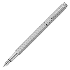 Caran d'Ache Ecridor Avenue Fountain Pen - Platinum Coated, Fine