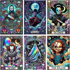 6 Pack Halloween Diamond Art Kits