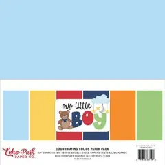 Echo Park My Little Boy Solids Kit