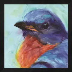 Field Birds II by Kim Smith 13" x 13" Framed Wall Art