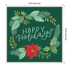 Holly and Pine II Holidays by Jenaya Jackson Framed Canvas Wall Art