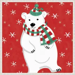 Festive Christmas III by Anne Tavoletti Framed Canvas Wall Art