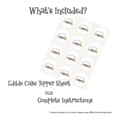 Miraculous: Tales of Ladybug & Cat Noir - Kwami Birthday Edible Cake Topper