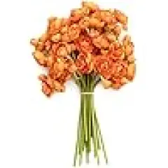 Faux Silk Mini Ranunculus Flowers for DIY