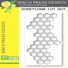 Birch Press Design Die-Honeycomb Cut Out