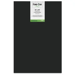 Fome-Cor Pro Black Chalk Foam Board - 20" x 30" x 3/16", Black, Pkg of 2 Sheets