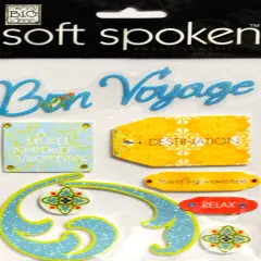 Me & My Big Ideas Bon Voyage Dimensional Stickers