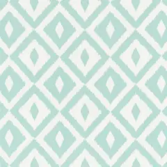 Mist - Aqua & Teal Abstract & Geometric,Diamonds Upholstery Fabric 54 Inches"