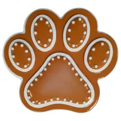 Gingerbread Paw Print Ornament