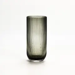 Rounded Base Glasses 6pk Grey