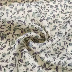 1 Yard Ivory Desert Sage Rayon Crepon Fabric Lightweight Woven Textured Pleated Apparel 50/52" Wide