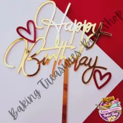 Lovely Birthdaycake topper
