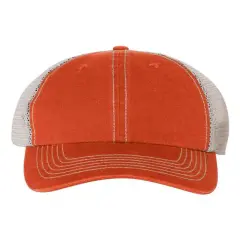47 Brand&reg; Trawler Cap & Durable Seafarer's Essential Orange/ Stone