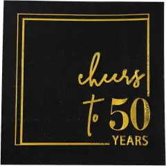 Cheers to Years Cocktail Napkins - 50 PK