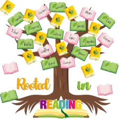 Reading Tree Bulletin Board - 55PCS