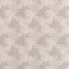 Fog - Grey & Silver Leaves Upholstery Fabric 54 Inches"