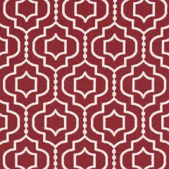 Crimson - Red & Burgundy Abstract & Geometric Upholstery Fabric 54 Inches"