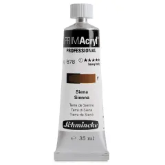 Schmincke Primacryl Professional Acrylic Paint - Sienna, 35 ml Tube