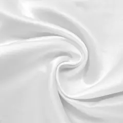 1 Yard White Matte Peau de Soie Duchess Satin Fabric, 58/60" Wide 100% Polyester Ideal for Bridesmaid Dresses & Special Occasions