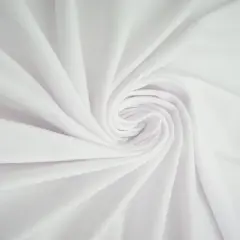 1 Yard DTY Brushed Solid Fabric Soft Stretch Smooth Texture 58/60" Wide White-225