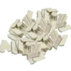 JewelrySupply 100 Count, Cotton Finger Guards, Cots, Fingertip Sleeve, Thumb Protector, Covers Fingers, Crafting, Jewelry Making, Handling Protection, Stretchable, Breathable Cotton with Elastic Blend