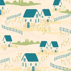 Folkhouse in Dream (mrg55312) | Marigold | Maureen Cracknell | Art Gallery