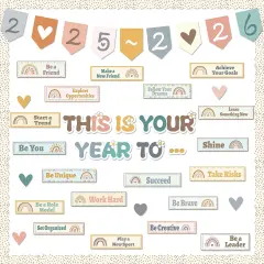 Boho Classroom Bulletin Board Decorations