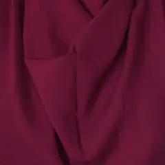 1 Yard Rayon Challis Wine Woven Fabric, 53/54&Prime; Wide 100% Rayon