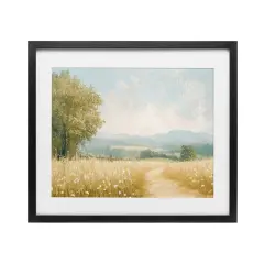 Stupell Industries Pastoral Wandering Path Framed Print Under Glass, design by LSR Creative Studio